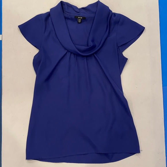Jacob drape neck blouse in xs - Picture 1 of 10